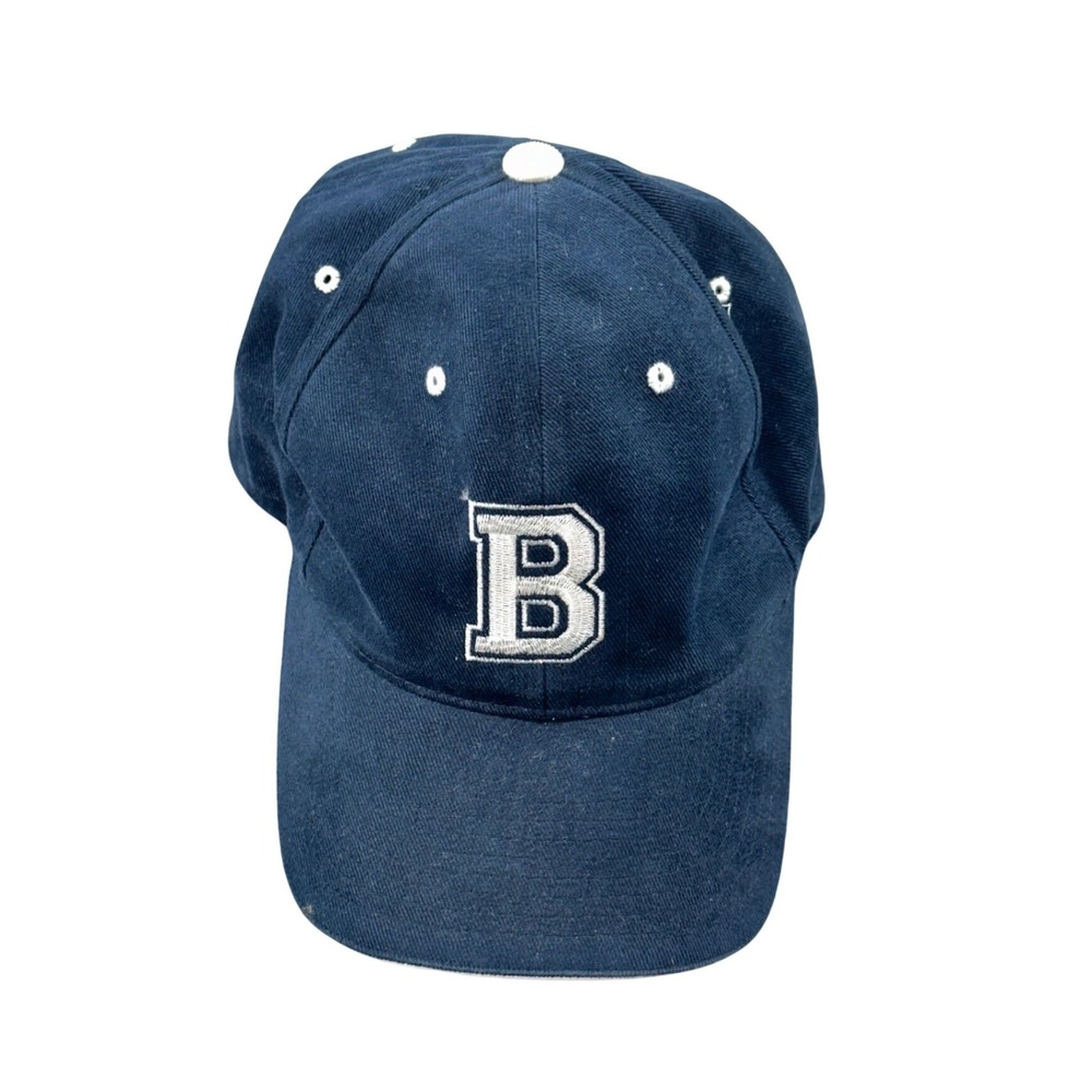 Yupoong The Classics Baseball Cap Men Blue Cotton B Logo Streetwear‎ Sporty